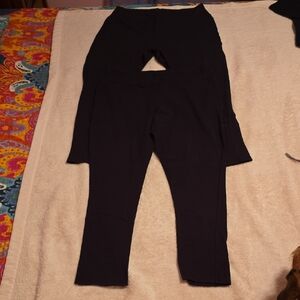 Hanes Black Comfort Leggings